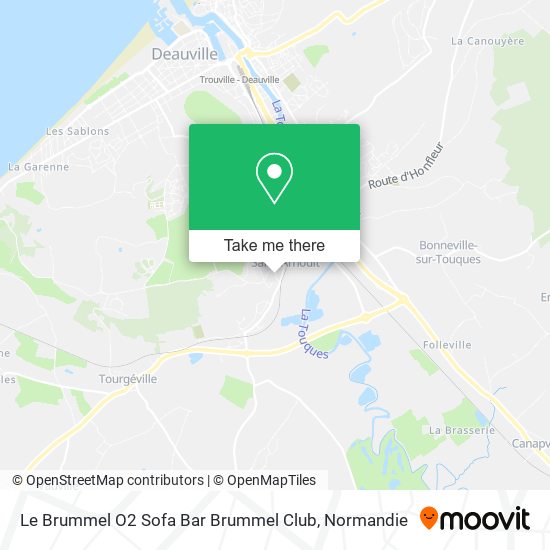 Le Brummel O2 Sofa Bar Brummel Club map
