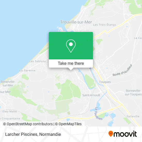 Larcher Piscines map