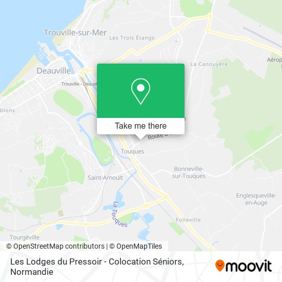 Les Lodges du Pressoir - Colocation Séniors map
