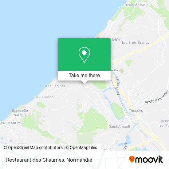 Restaurant des Chaumes map
