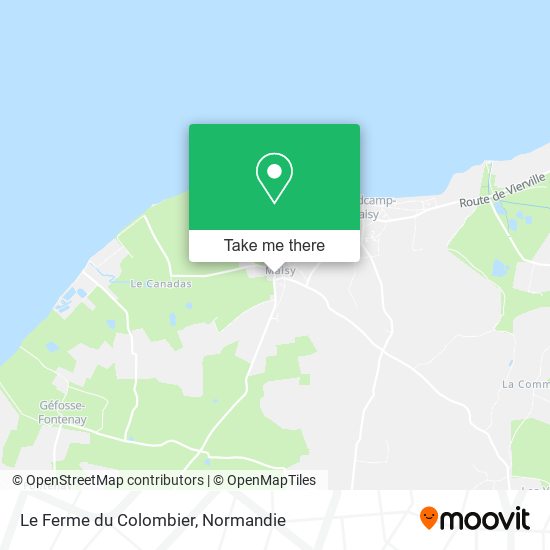 Le Ferme du Colombier map