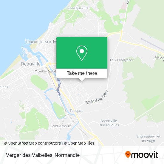 Verger des Valbelles map