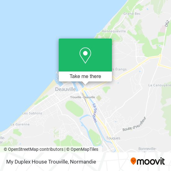 My Duplex House Trouville map