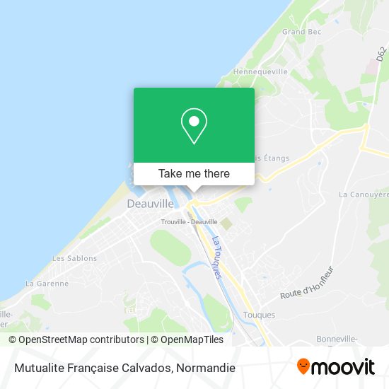 Mutualite Française Calvados map