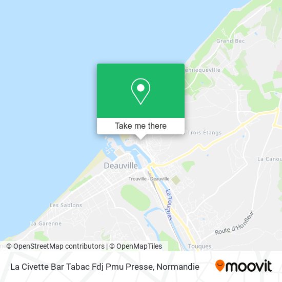 La Civette Bar Tabac Fdj Pmu Presse map
