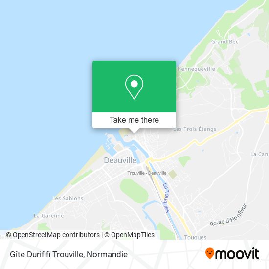 Gîte Durififi Trouville map