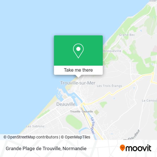 Grande Plage de Trouville map