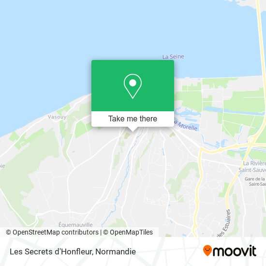 Les Secrets d'Honfleur map