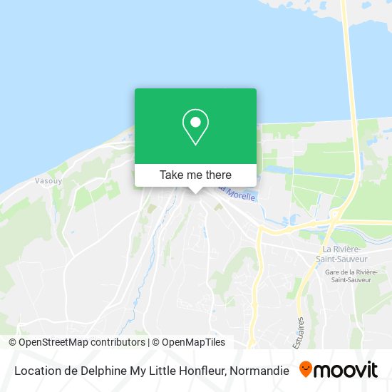 Location de Delphine My Little Honfleur map