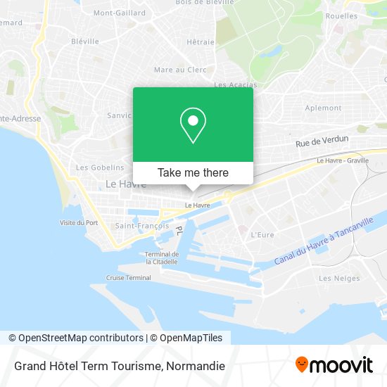 Grand Hôtel Term Tourisme map