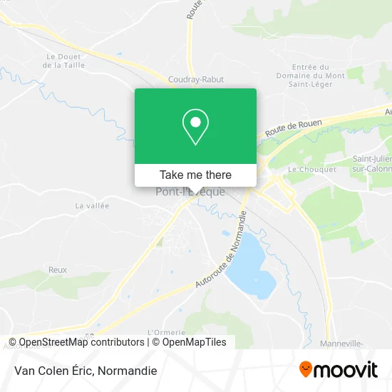 Van Colen Éric map