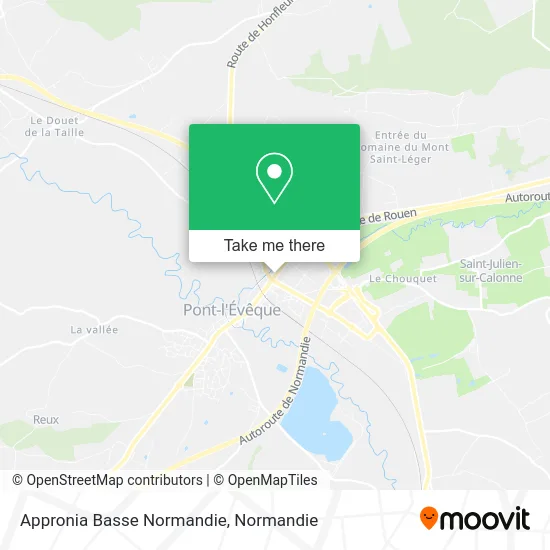 Appronia Basse Normandie map