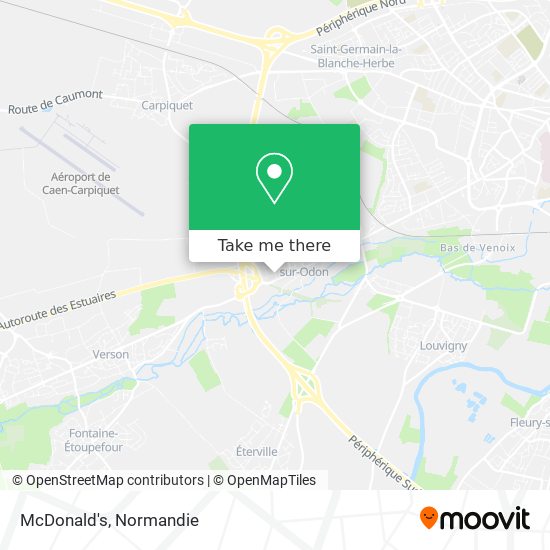 McDonald's map