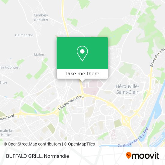 Mapa BUFFALO GRILL