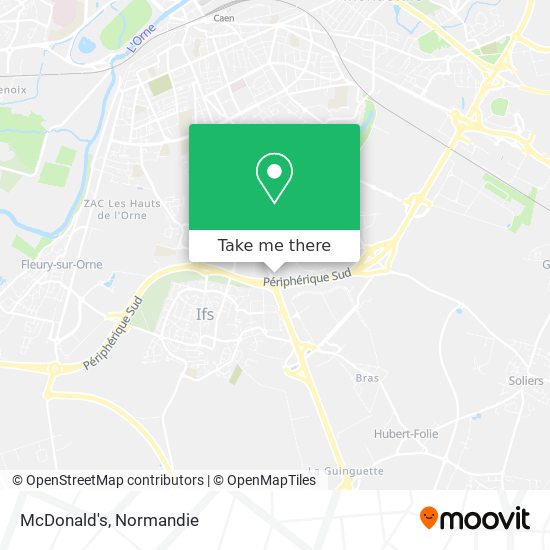 McDonald's map