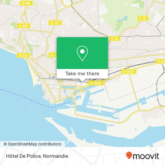 Hôtel De Police map