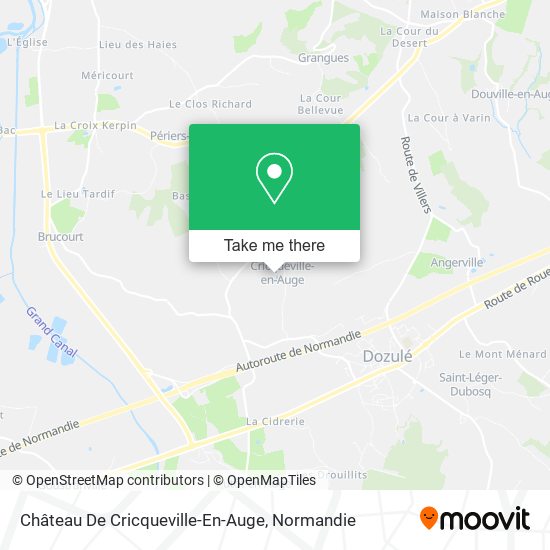 Château De Cricqueville-En-Auge map