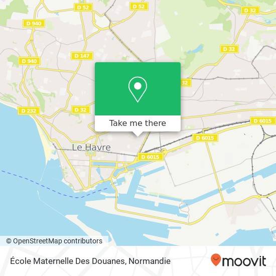 Mapa École Maternelle Des Douanes
