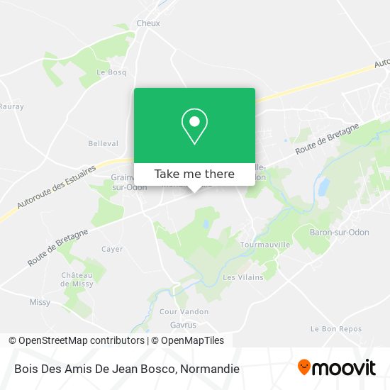 Mapa Bois Des Amis De Jean Bosco