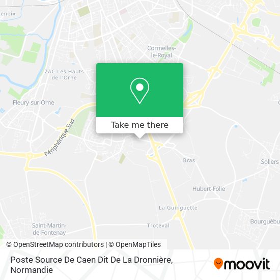 Poste Source De Caen Dit De La Dronnière map