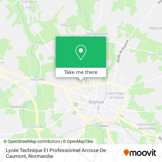 Lycée Technique Et Professionnel Arcisse-De-Caumont map