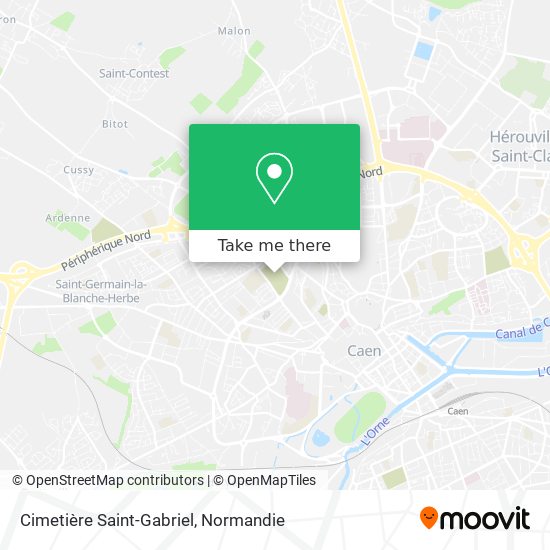 Cimetière Saint-Gabriel map