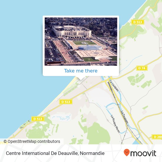 Centre International De Deauville map