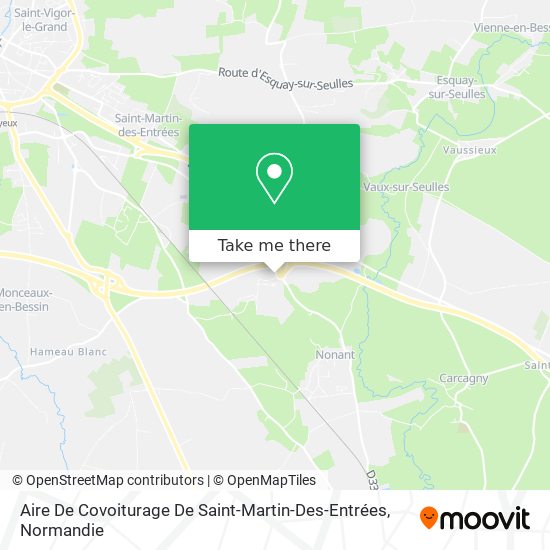 Aire De Covoiturage De Saint-Martin-Des-Entrées map
