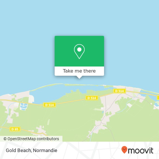 Mapa Gold Beach