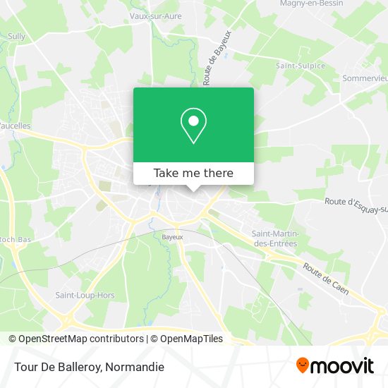 Mapa Tour De Balleroy