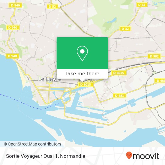 Mapa Sortie Voyageur Quai 1