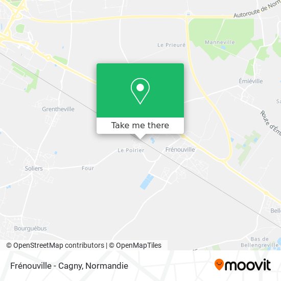 Frénouville - Cagny map