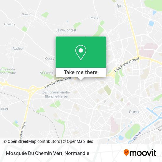 Mosquée Du Chemin Vert map