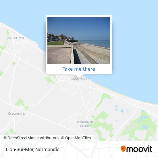 Lion-Sur-Mer map