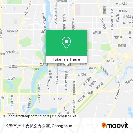 长春市招生委员会办公室 map