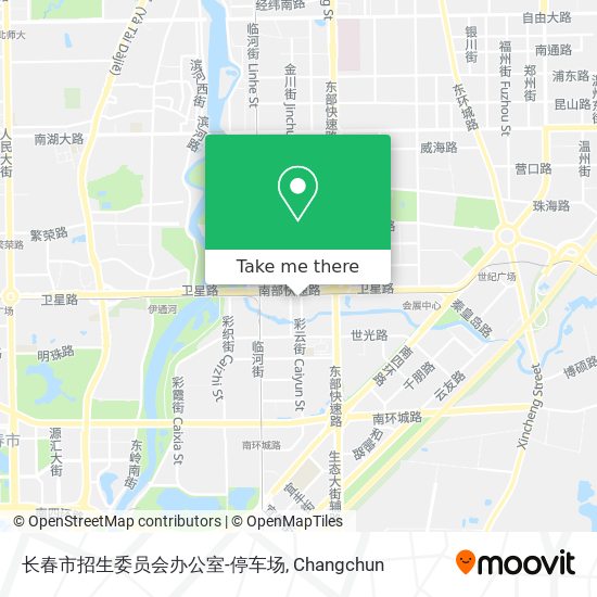长春市招生委员会办公室-停车场 map