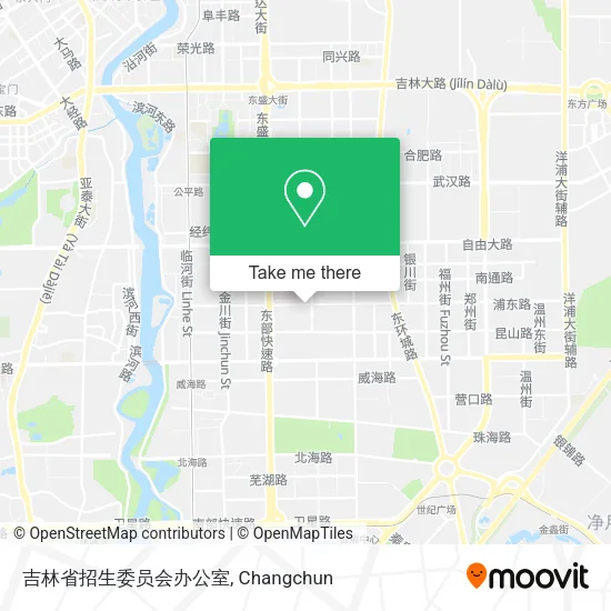 吉林省招生委员会办公室 map