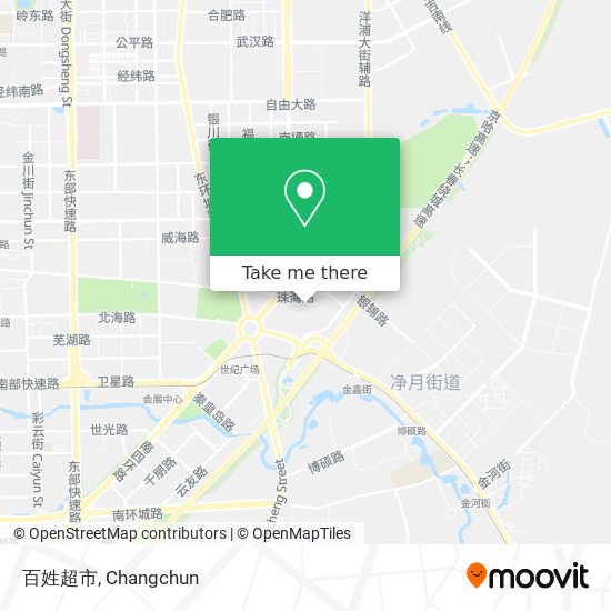 百姓超市 map