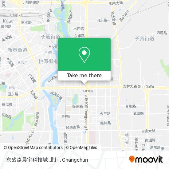 东盛路晨宇科技城-北门 map