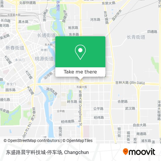 东盛路晨宇科技城-停车场 map