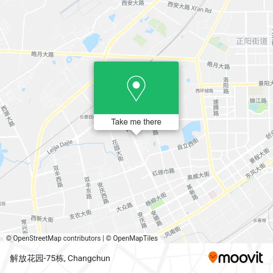 解放花园-75栋 map