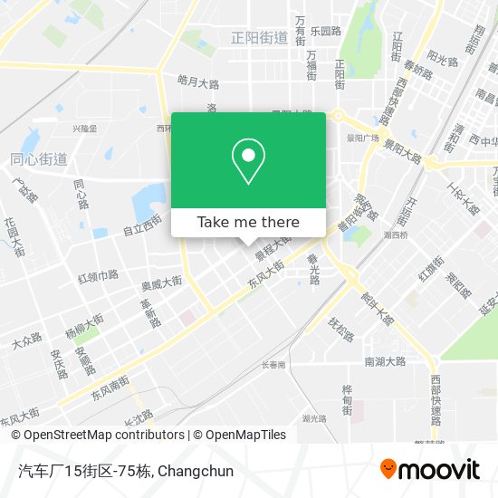 汽车厂15街区-75栋 map