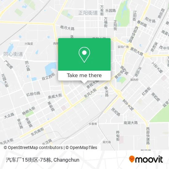 汽车厂15街区-75栋 map