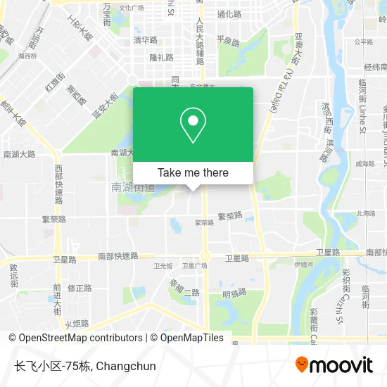 长飞小区-75栋 map