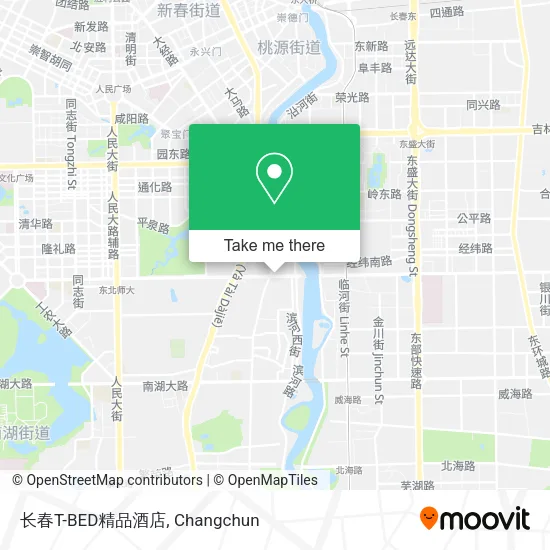 长春T-BED精品酒店 map