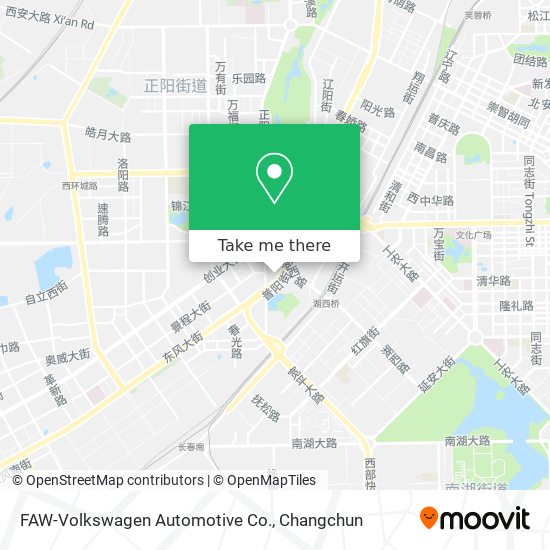 FAW-Volkswagen Automotive Co. map