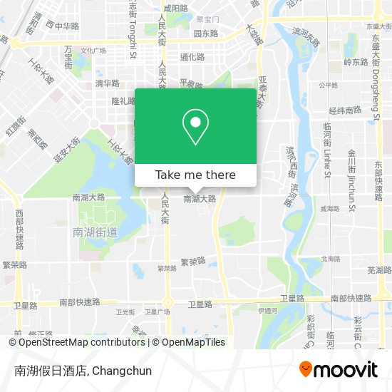 南湖假日酒店 map