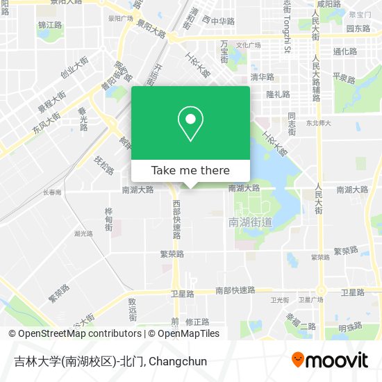 吉林大学(南湖校区)-北门 map