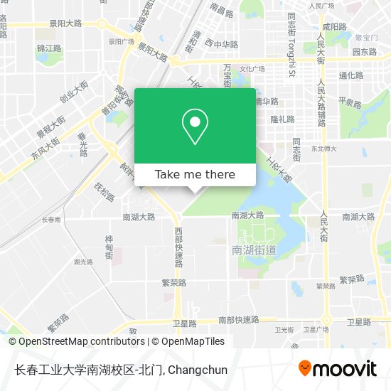 长春工业大学南湖校区-北门 map