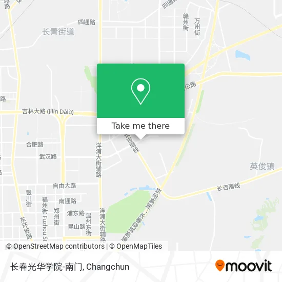 长春光华学院-南门 map